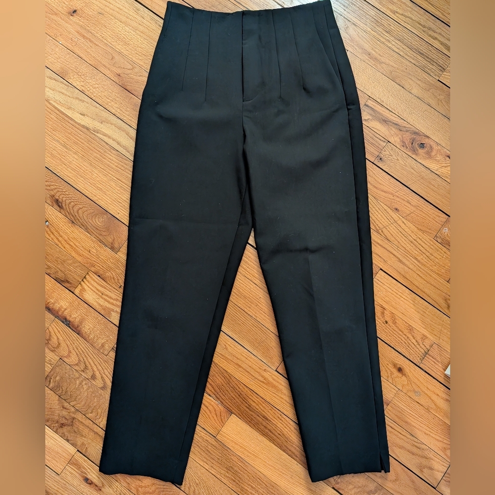 Zara Womens Tailored Dress Pants - Pleated Front
